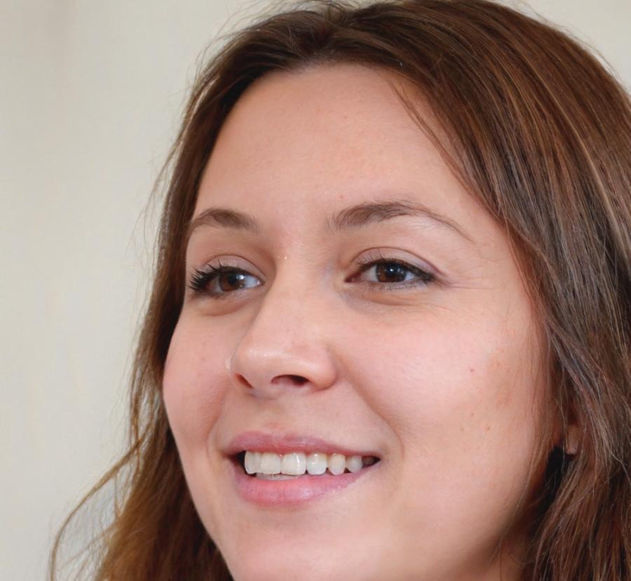 Thea Vilhelmsen meeting with her team